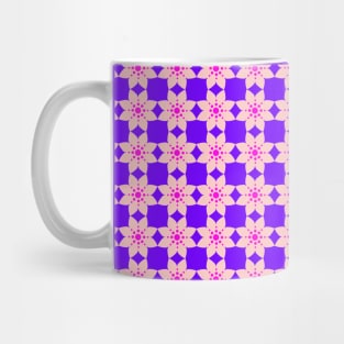 Pink flower pattern, version 15 Mug